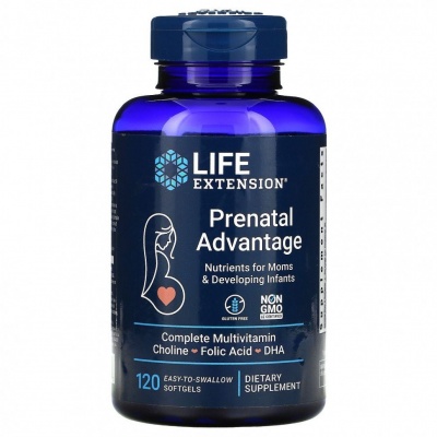  Life Extension Prenatal Advantage 120 