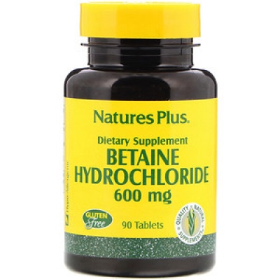  Natures Plus Betaine Hydrochloride 600  90 